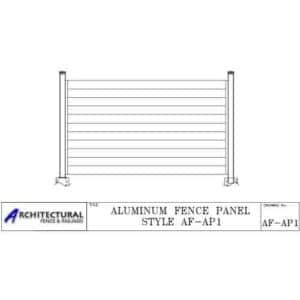 aluminum fence download